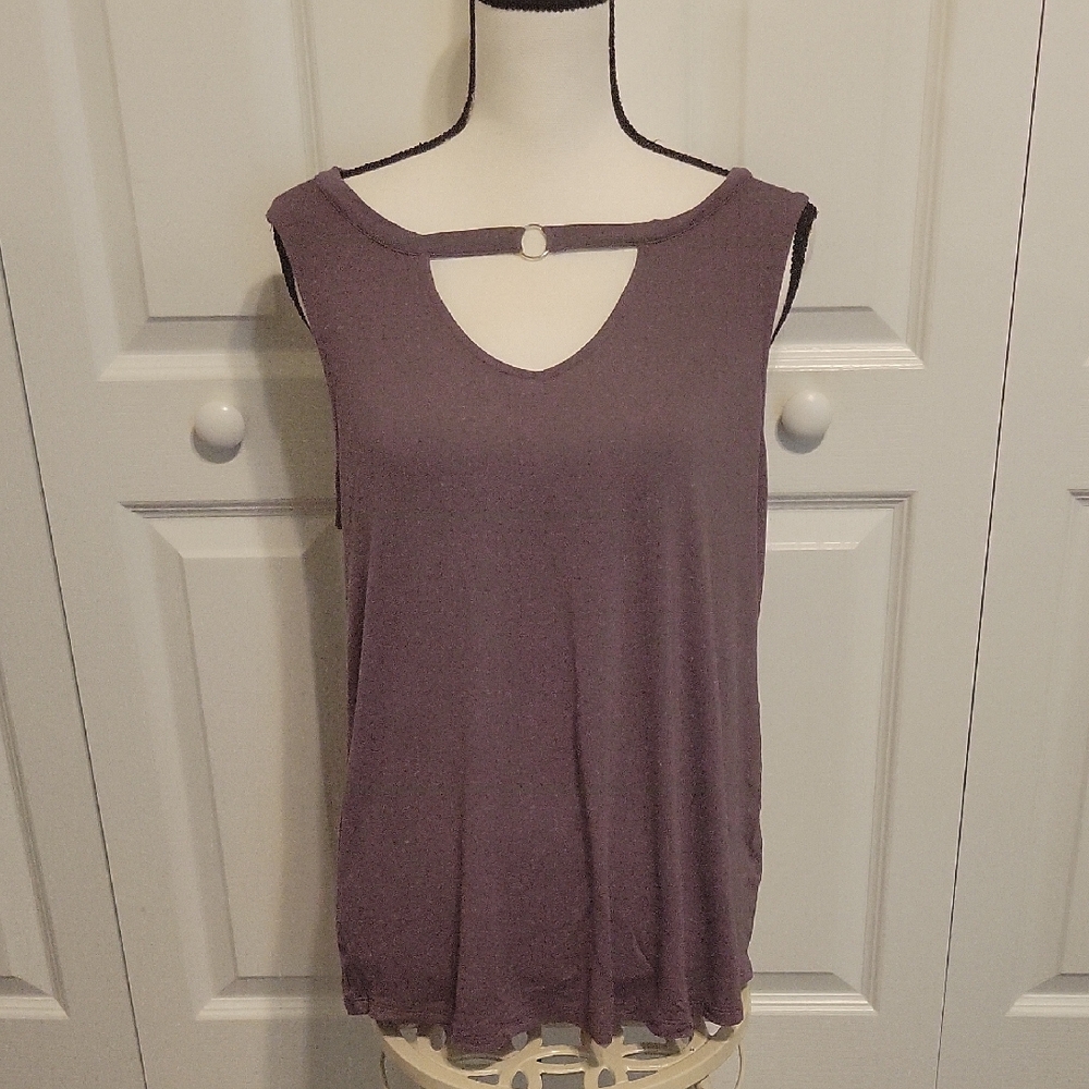 24/8 Maurices Women's Purple Sleeveless Top